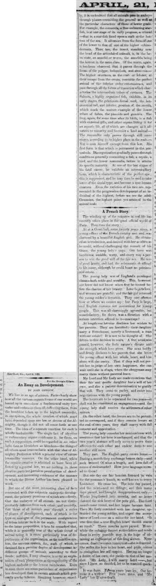 other Newspaper clipping from Apr 21, 1855 5957819