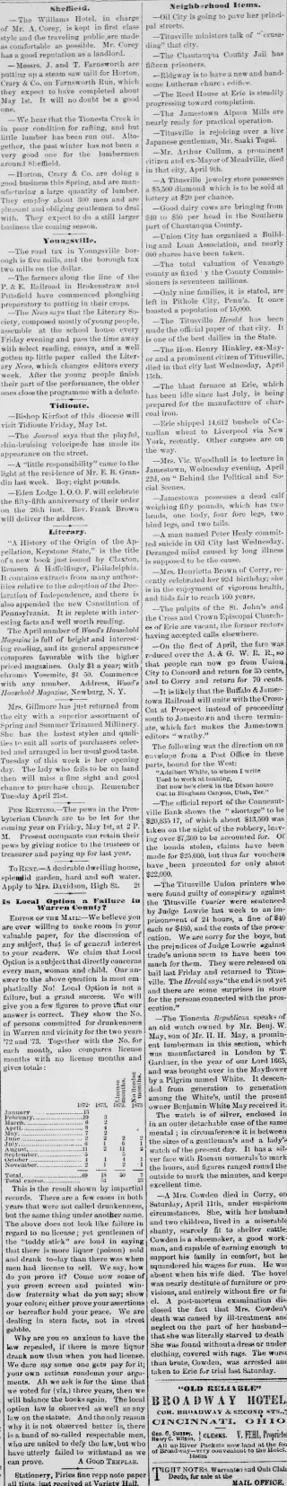Marriage Newspaper clipping from Apr 21, 1874 5958386