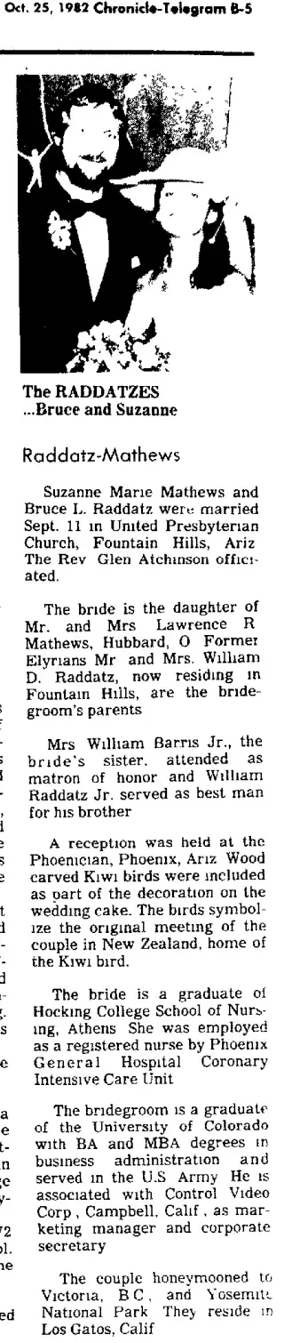 other Newspaper clipping from Oct 25, 1982 5958655