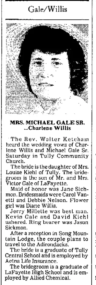 Marriage Newspaper clipping from Sep 8, 1985 5958689