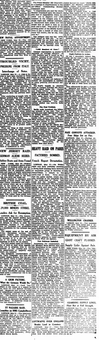other Newspaper clipping from Jun 1, 1942 5959487