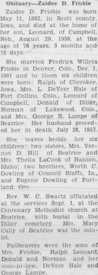other Newspaper clipping from Sep 11, 1958 5959518