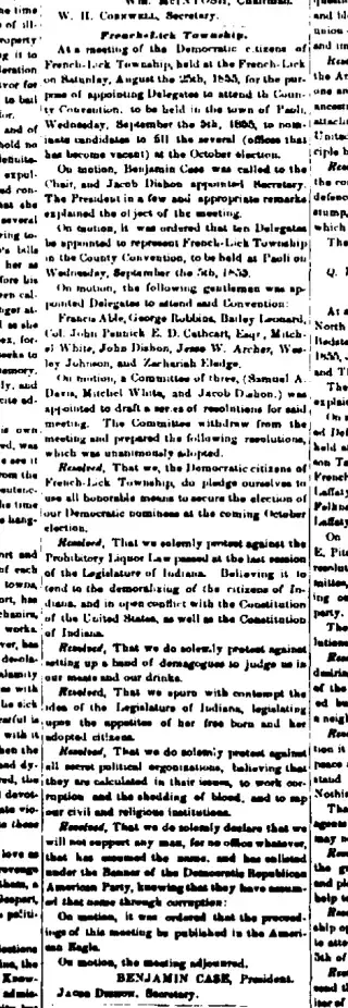 Political Newspaper clipping from Aug 31, 1855 5959702