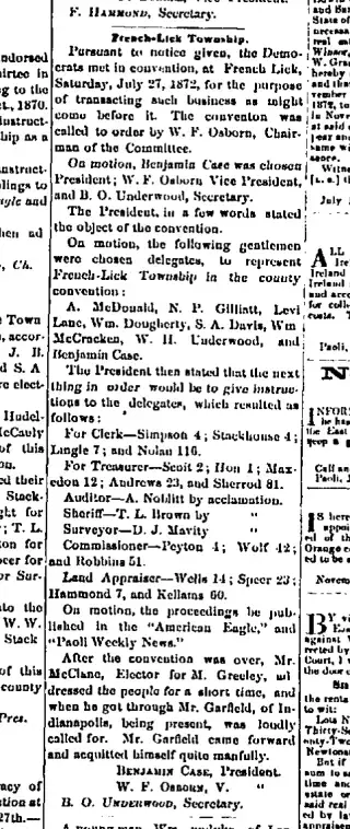 Political Newspaper clipping from Aug 1, 1872 5959761