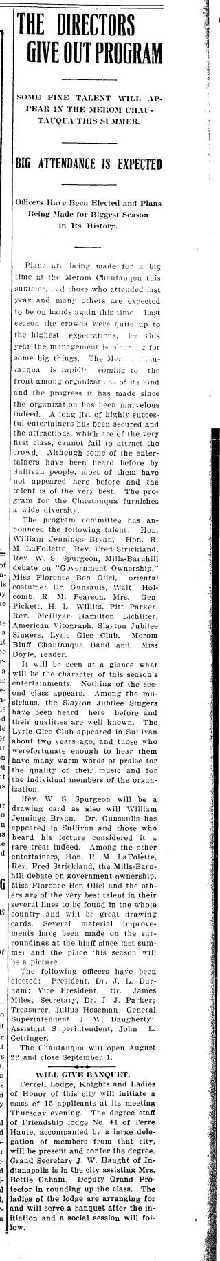 other Newspaper clipping from Apr 23, 1907 5959997