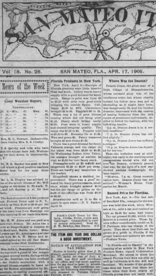 other Newspaper clipping from Apr 17, 1909 5960248