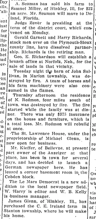 other Newspaper clipping from May 9, 1922 5960494