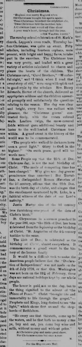 other Newspaper clipping from Jan 1, 1875 5960529