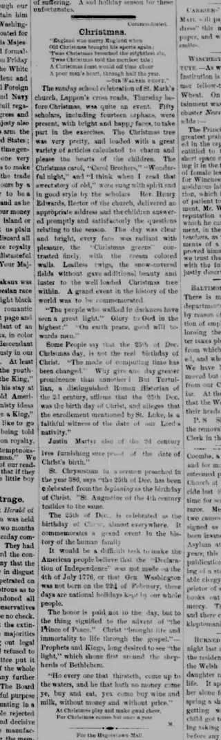 other Newspaper clipping from Jan 1, 1875 5960539