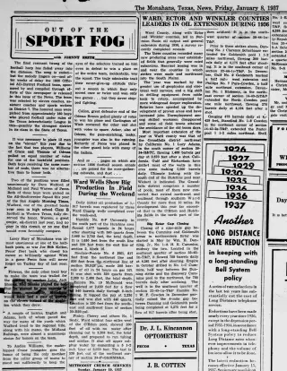 other Newspaper clipping from Jan 8, 1937 5960905