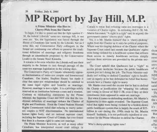 Marriage Newspaper clipping from Jul 8, 2005 5961029