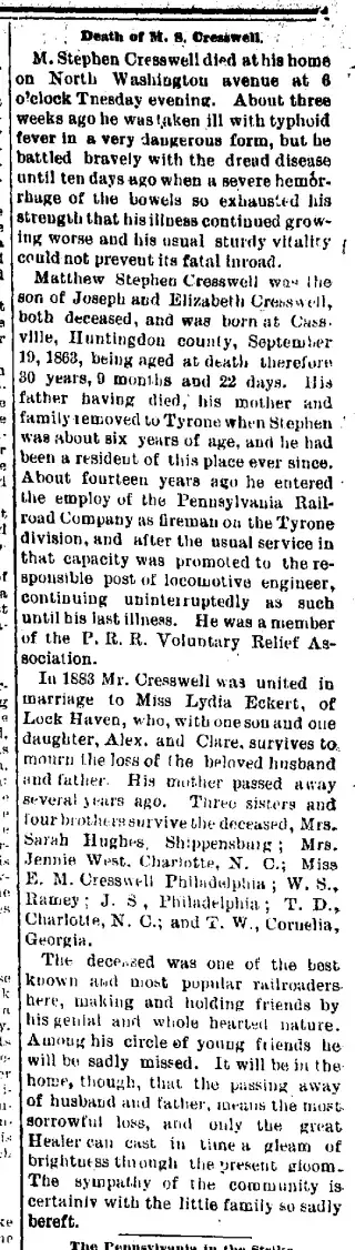 other Newspaper clipping from Jul 12, 1894 5962353
