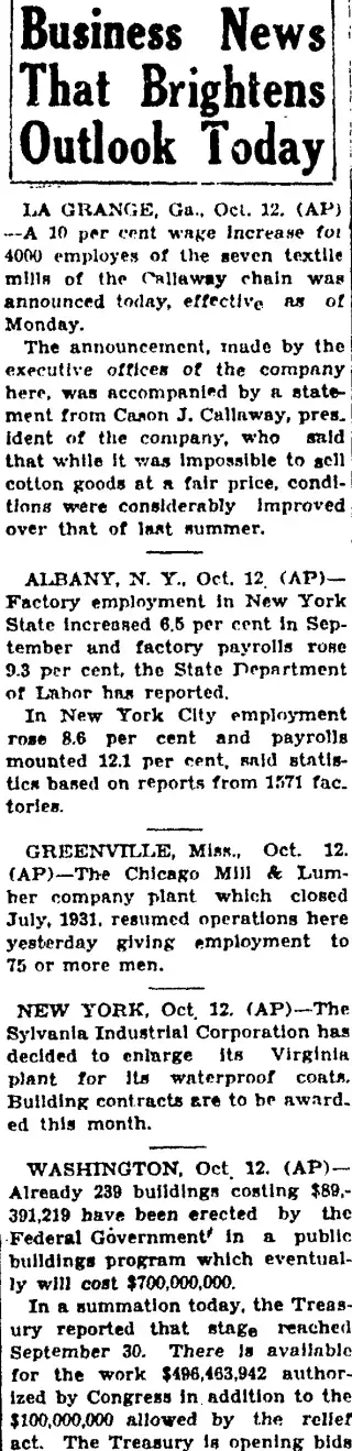 other Newspaper clipping from Oct 12, 1932 5962666