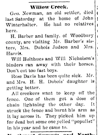 other Newspaper clipping from Jul 29, 1896 5962730