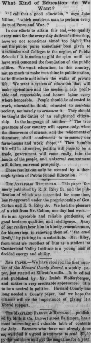 other Newspaper clipping from Jul 8, 1865 5962786