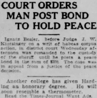 other Newspaper clipping from Aug 9, 1922 5962965