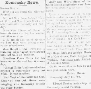 other Newspaper clipping from Jul 17, 1908 5963399