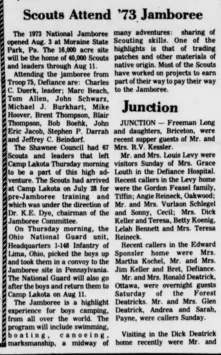 other Newspaper clipping from Aug 8, 1973 5963712