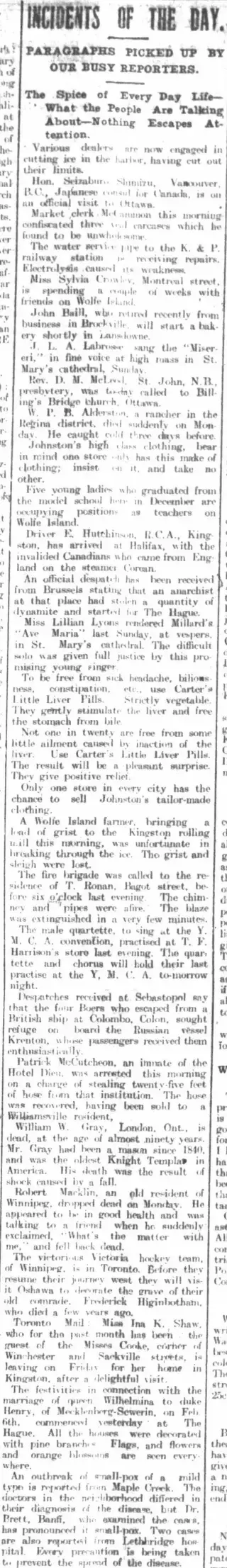 other Newspaper clipping from Feb 5, 1901 5964073