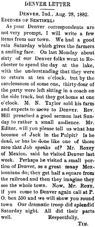 other Newspaper clipping from Aug 31, 1882 5964108
