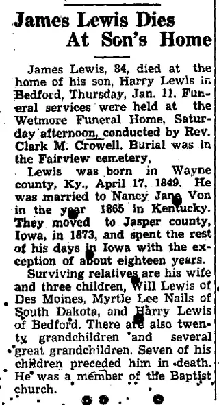 other Newspaper clipping from Jan 18, 1934 5964242