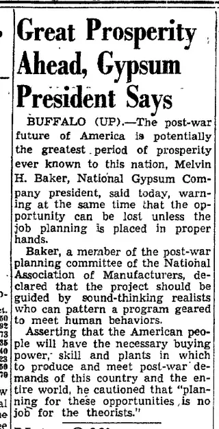 Business Newspaper clipping from Dec 15, 1942 5964487