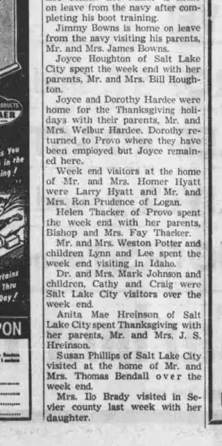 other Newspaper clipping from Dec 4, 1952 5964792