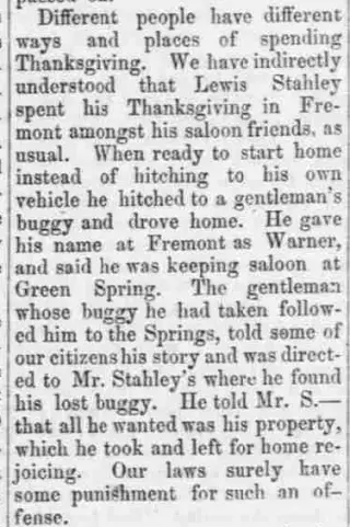 other Newspaper clipping from Nov 26, 1869 5966691