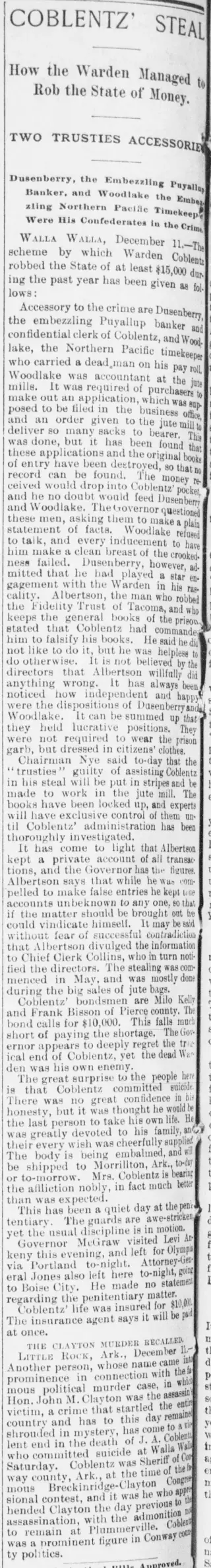 other Newspaper clipping from Dec 14, 1894 5967049