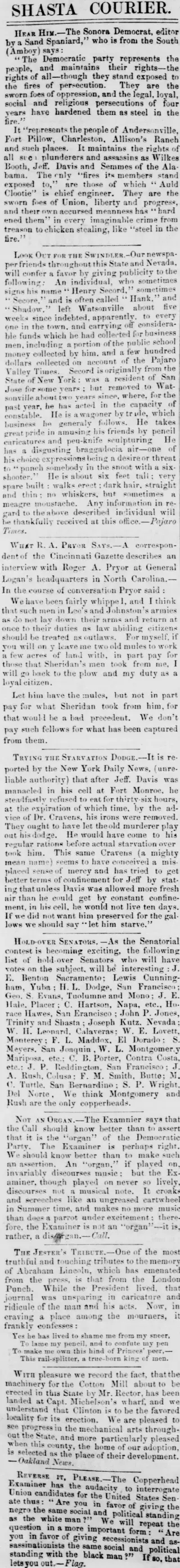 other Newspaper clipping from Jul 15, 1865 5967128