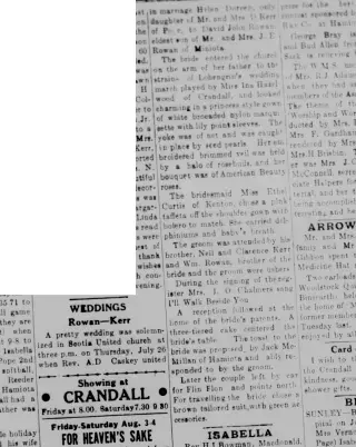 other Newspaper clipping from Aug 2, 1951 5967143
