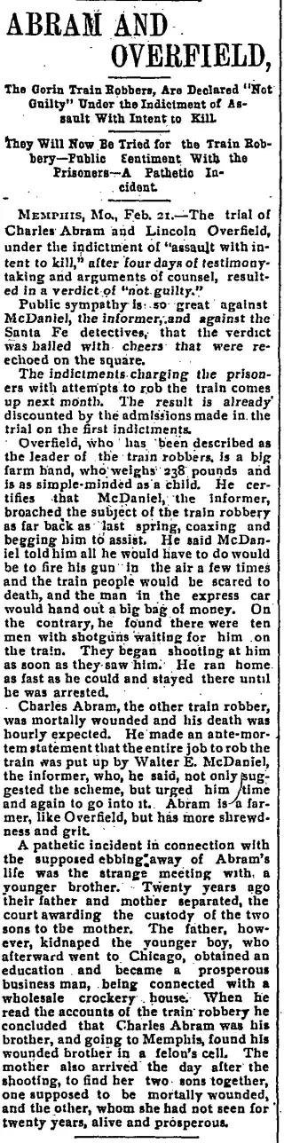 other Newspaper clipping from Feb 21, 1895 5967584