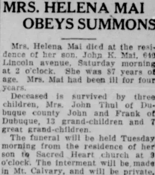 other Newspaper clipping from May 3, 1921 5967987