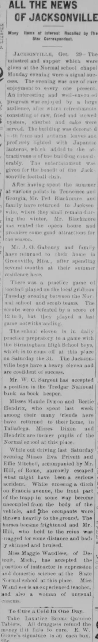 other Newspaper clipping from Oct 29, 1903 5969135