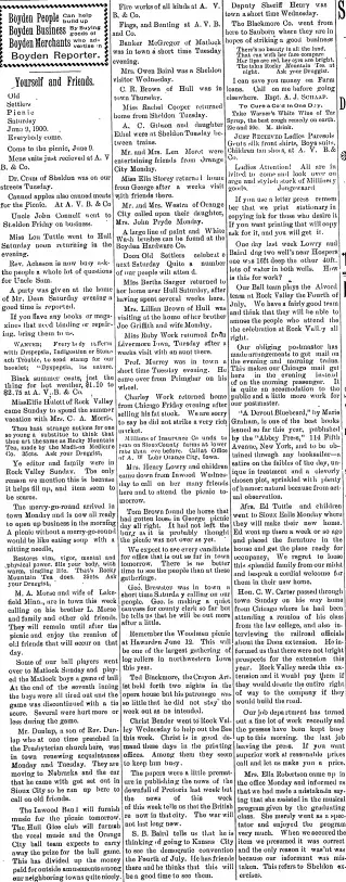 other Newspaper clipping from Jun 8, 1900 5969213