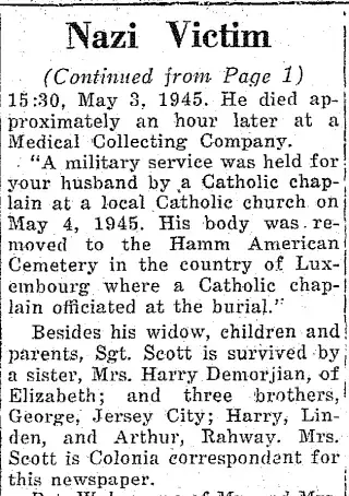 other Newspaper clipping from May 31, 1945 5969452