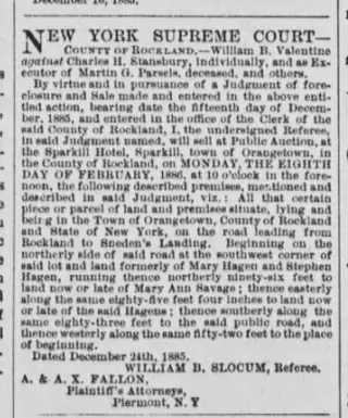 Business Newspaper clipping from Feb 6, 1886 5969738