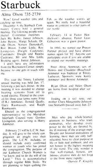 other Newspaper clipping from Feb 17, 1982 5969803