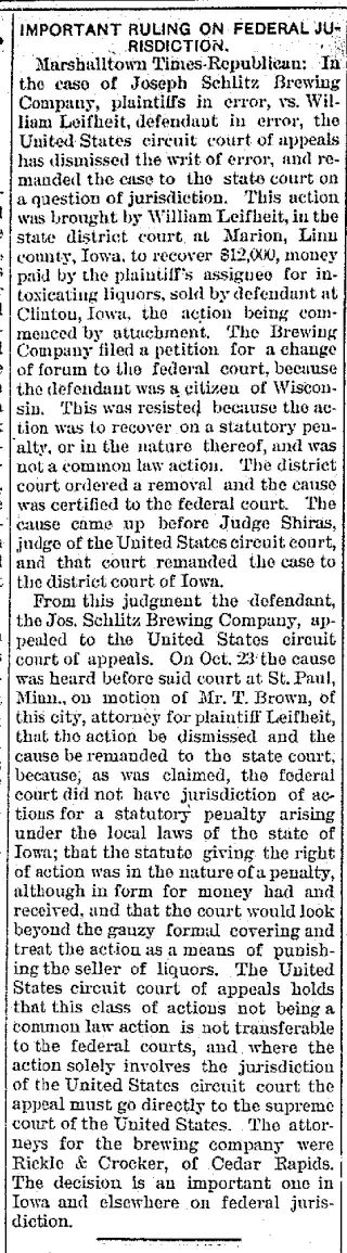 other Newspaper clipping from Dec 4, 1895 5970398