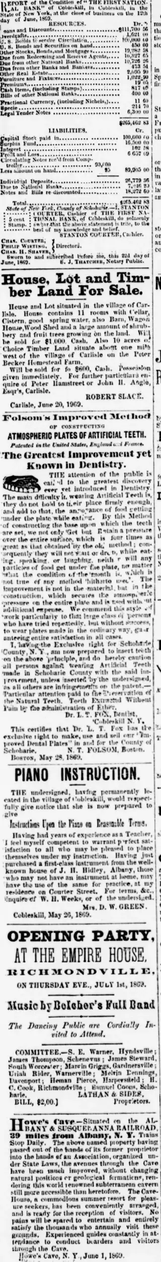 other Newspaper clipping from Jun 23, 1869 5970630