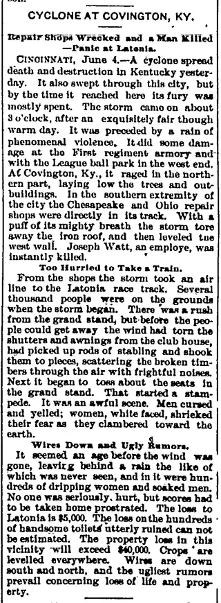 other Newspaper clipping from Jun 4, 1891 5970800