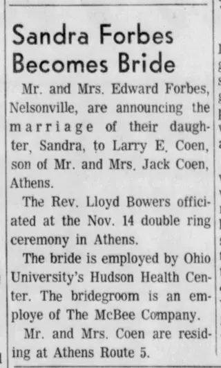 other Newspaper clipping from Dec 9, 1970 5971089