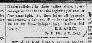 other Newspaper clipping from Nov 30, 1864 5971215