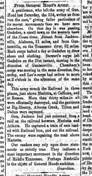other Newspaper clipping from Nov 2, 1864 5971250