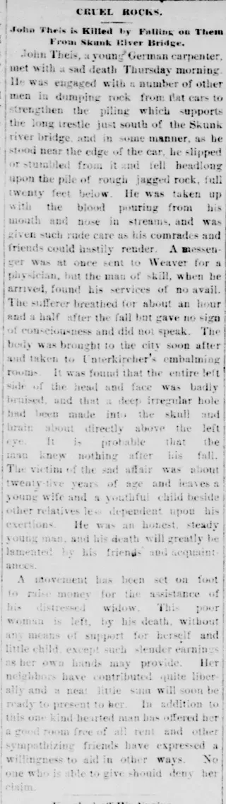 other Newspaper clipping from Feb 3, 1887 5971372
