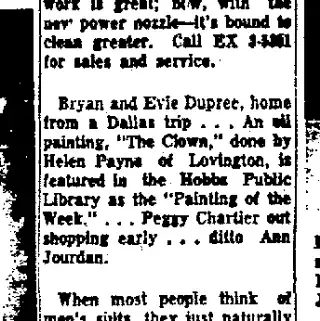 other Newspaper clipping from Nov 17, 1963 5971760