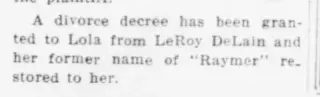 Divorce Newspaper clipping from Mar 11, 1948 5971953