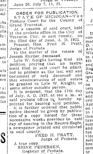 other Newspaper clipping from Jun 30, 1923 5972062