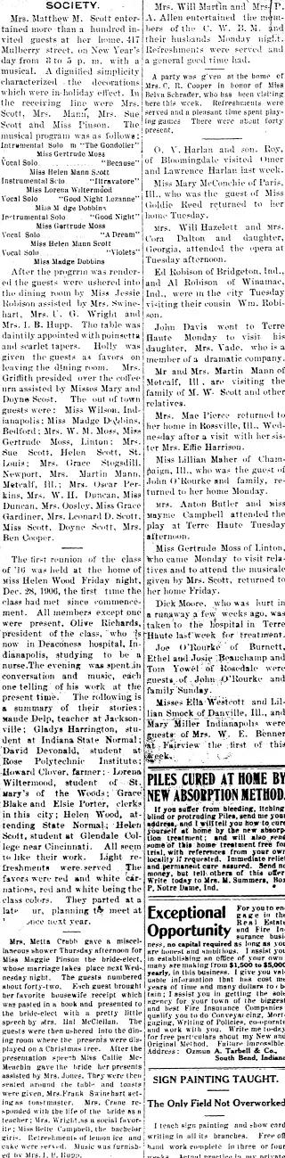 other Newspaper clipping from Jan 4, 1907 5972070