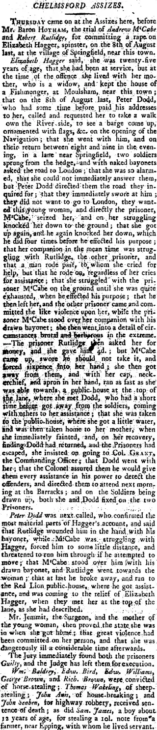 other Newspaper clipping from Mar 13, 1798 5972587